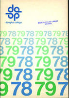 Douglas College Calendar 1978-1979