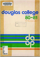 Douglas College Calendar 1980-1981