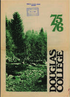 Douglas College Calendar 1975-1976