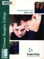 Douglas College Calendar 2001-2002