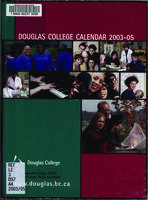 Douglas College Calendar 2003-2005