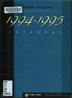 Douglas College Calendar 1994-1995
