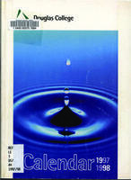 Douglas College Calendar 1997-1998