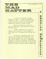 The Mad Hatter:  a Douglas Newsletter, November 23, 1970