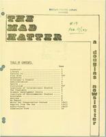 The Madhatter:  a Douglas Newsletter, February 17, 1971