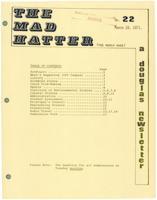 The Mad Hatter:  a Douglas Newsletter, March 10, 1971