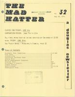 The Mad Hatter:  a Douglas Newsletter, May 26, 1971