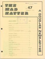 The Mad Hatter:  a Douglas Newsletter, December 8, 1971