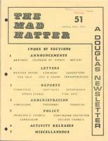 The Mad Hatter:  a Douglas Newsletter, January 26, 1972