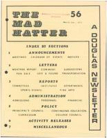 The Mad Hatter:  a Douglas Newsletter, March 1, 1972