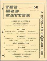 The Mad Hatter:  a Douglas Newsletter, March 15, 1972