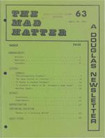 The Mad Hatter:  a Douglas Newsletter, April 26, 1972