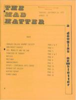 The Mad Hatter:  a Douglas Newsletter, September 14, 1972