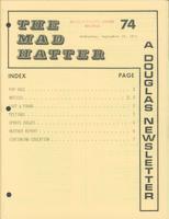 The Mad Hatter:  a Douglas Newsletter, September 20, 1972