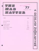 The Mad Hatter:  a Douglas Newsletter, October 12, 1972