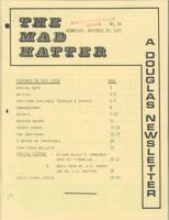 The Mad Hatter:  a Douglas Newsletter, November 29, 1972