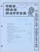 The Mad Hatter:  a Douglas Newsletter, February 28, 1973