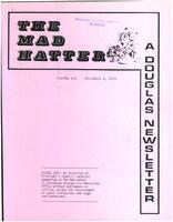 The Mad Hatter:  a Douglas Newsletter, December 8, 1976