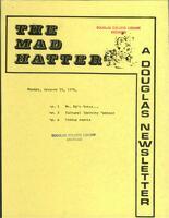 The Mad Hatter:  a Douglas Newsletter, January 19, 1976