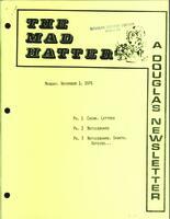 The Mad Hatter:  a Douglas Newsletter, November 1, 1976