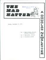 The Mad Hatter:  a Douglas Newsletter, September 13, 1976