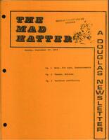The Mad Hatter:  a Douglas Newsletter, September 27, 1976