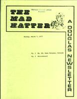 The Mad Hatter:  a Douglas Newsletter, March 7, 1977