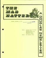 The Mad Hatter:  a Douglas Newsletter, December 4, 1978