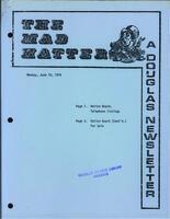 The Mad Hatter:  a Douglas Newsletter, June 19, 1978