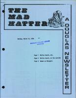 The Mad Hatter:  a Douglas Newsletter, March 13, 1978