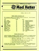 The Mad Hatter:  a Douglas Newsletter, June 18, 1979
