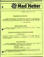 The Mad Hatter:  a Douglas Newsletter, October 15, 1979