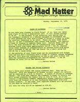 The Mad Hatter:  a Douglas Newsletter, September 10, 1979
