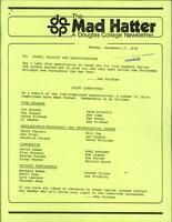 The Mad Hatter:  a Douglas Newsletter, December 17, 1979