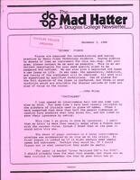 The Mad Hatter:  a Douglas Newsletter, December 2, 1980