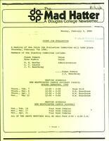 The Mad Hatter:  a Douglas Newsletter, February 4, 1980