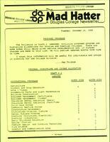 The Mad Hatter:  a Douglas Newsletter, October 14, 1980