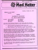 The Mad Hatter:  a Douglas Newsletter, October 21, 1980