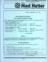 The Mad Hatter:  a Douglas Newsletter, September 16, 1980