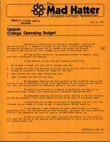 The Mad Hatter:  a Douglas Newsletter, July 14, 1981