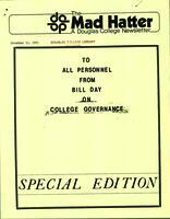 The Mad Hatter:  a Douglas Newsletter, November 13, 1981