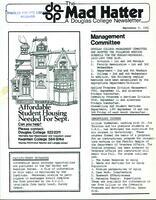The Mad Hatter:  a Douglas Newsletter, September 9, 1981