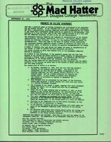 The Mad Hatter:  a Douglas Newsletter, September 25, 1981