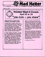 The Mad Hatter:  a Douglas Newsletter, April 13, 1982