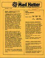 The Mad Hatter:  a Douglas Newsletter, February 1, 1982