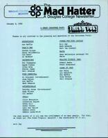 The Mad Hatter:  a Douglas Newsletter, January 8, 1982