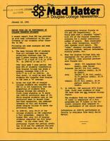 The Mad Hatter:  a Douglas Newsletter, January 18, 1982
