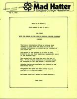The Mad Hatter:  a Douglas Newsletter, May 4, 1982