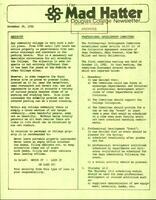 The Mad Hatter:  a Douglas Newsletter, November 29, 1982