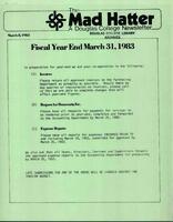 The Mad Hatter:  a Douglas Newsletter, March 8, 1983
